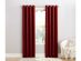 Sun Zero Grant Grommet Top Curtain Panel, Thermal Properties Help Keep Summer Heat and Winter Chill out of Your Home, 54 Inch By 84 Inch, Red