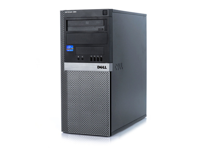Dell Optiplex 980 Tower Computer PC, 3.20 GHz Intel i7 Dual Core, 4GB DDR3 RAM, 1TB SSD Hard Drive, Windows 10 Home 64 bit (Renewed)