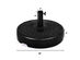 Costway 20'' Round 23L Water Filled Umbrella Base Stand Self-filled Patio Furniture Black