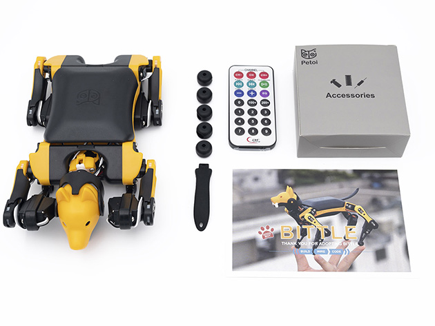 Petoi Bittle: Palm-Sized Robot Dog for STEM & Fun! (Pre-Assembled Kit)