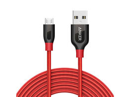 Anker PowerLine+ Micro USB Cable Red / 6ft