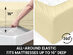 Super-Soft 1800 Series Bamboo Blend 6-Piece Sheet Set (Cream/Full)