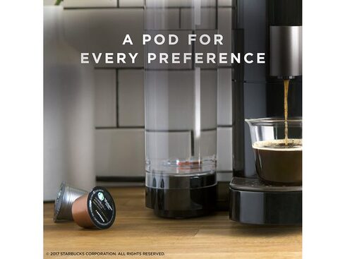 Starbucks Verismo System Coffee and Espresso Single Serve Brewer Black