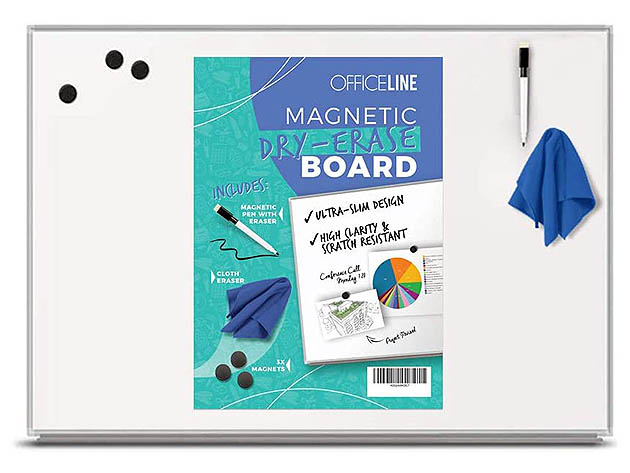 Officeline Lightweight Magnetic Dry Erase Board Accessories Stacksocial