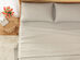 4-Piece Pre-Washed Microfiber Sheet Set (Grey/King)