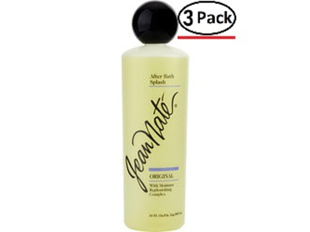 JEAN NATE by Revlon AFTER BATH SPLASH 30 OZ (Package Of 3)