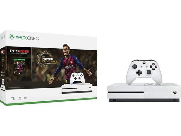 Microsoft Xbox One S 1TB Console + Pro Evolution Soccer 2019