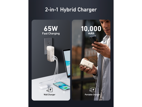 Anker 733 Power Bank (GaNPrime PowerCore 65W) Champagne | StackSocial