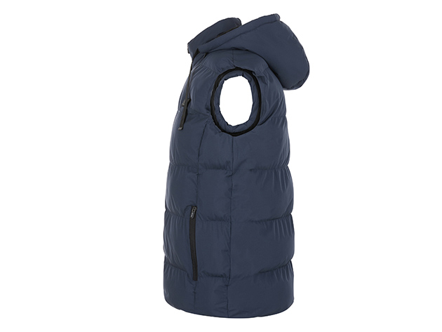 Helios Paffuto Heated Unisex Vest with Power Bank (Blue/XL)
