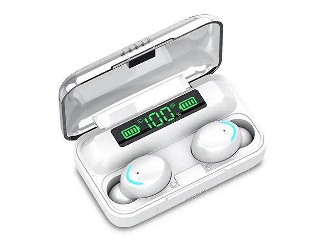 Wireless Bluetooth 5.0 Earbuds with Battery Charging Case