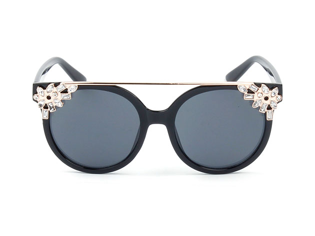 Ivory + Mason Jewel Sunglasses in Black 