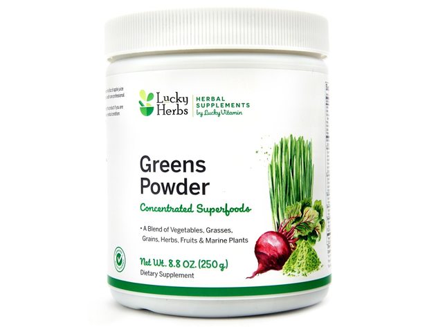 LuckyVitamin - Concentrated Superfood Greens Powder 50 servings - 8.8 oz.