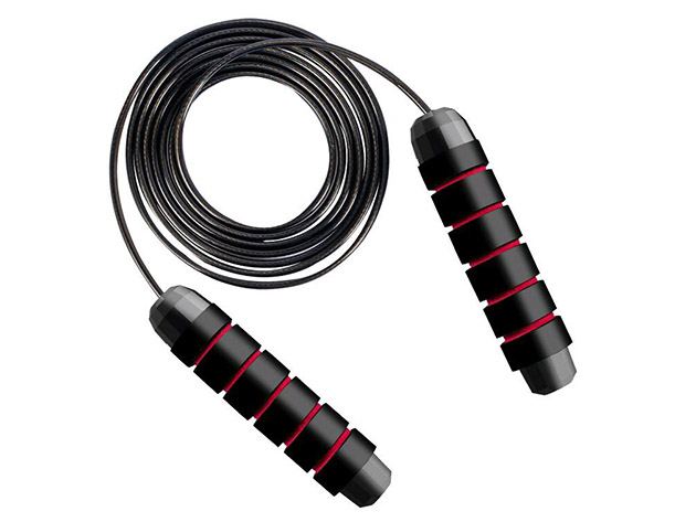 Let' s Jump Tangle-Free Skipping Rope (Red)