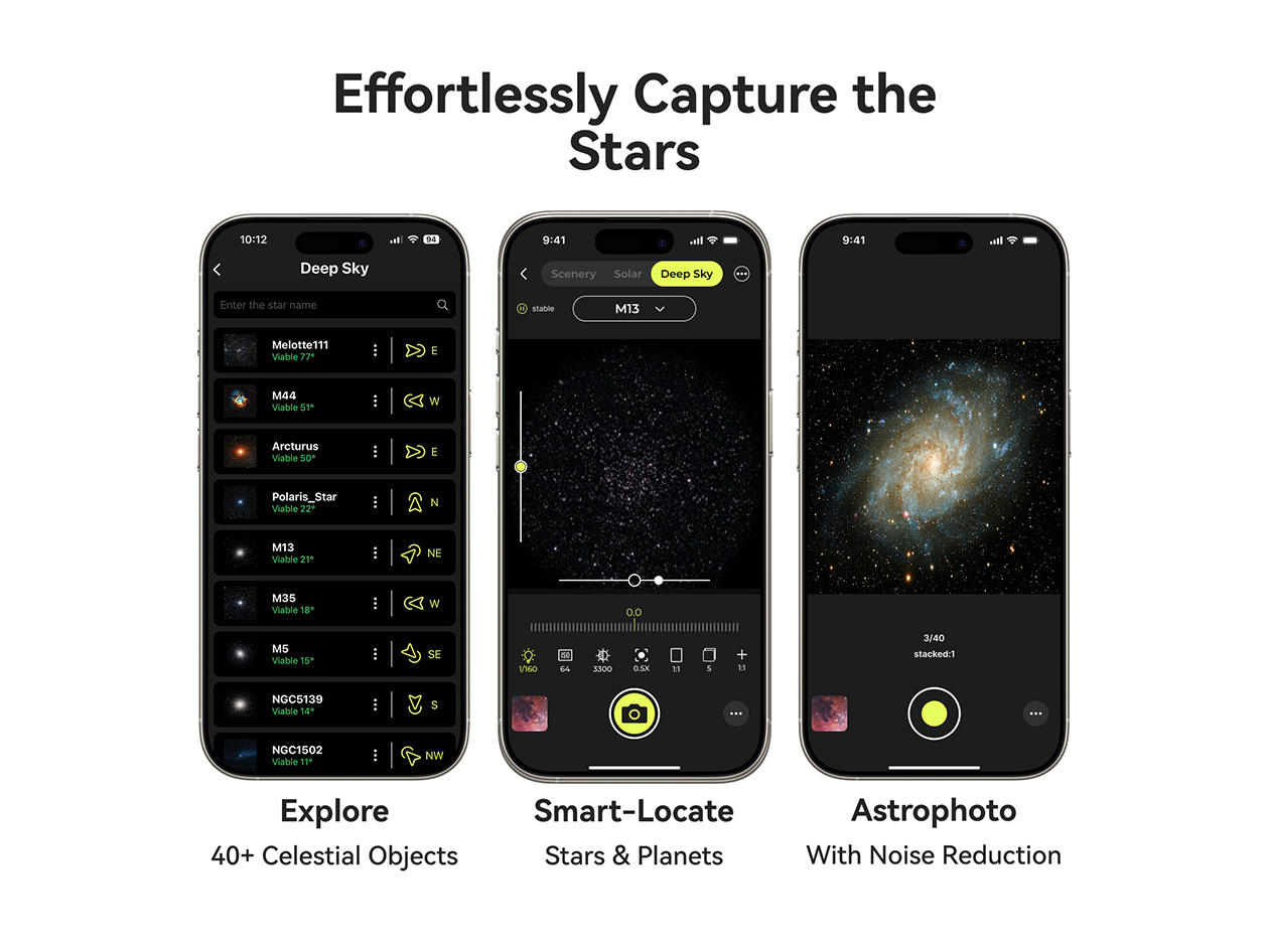Viztalab Smartphone-Based AI Telescope