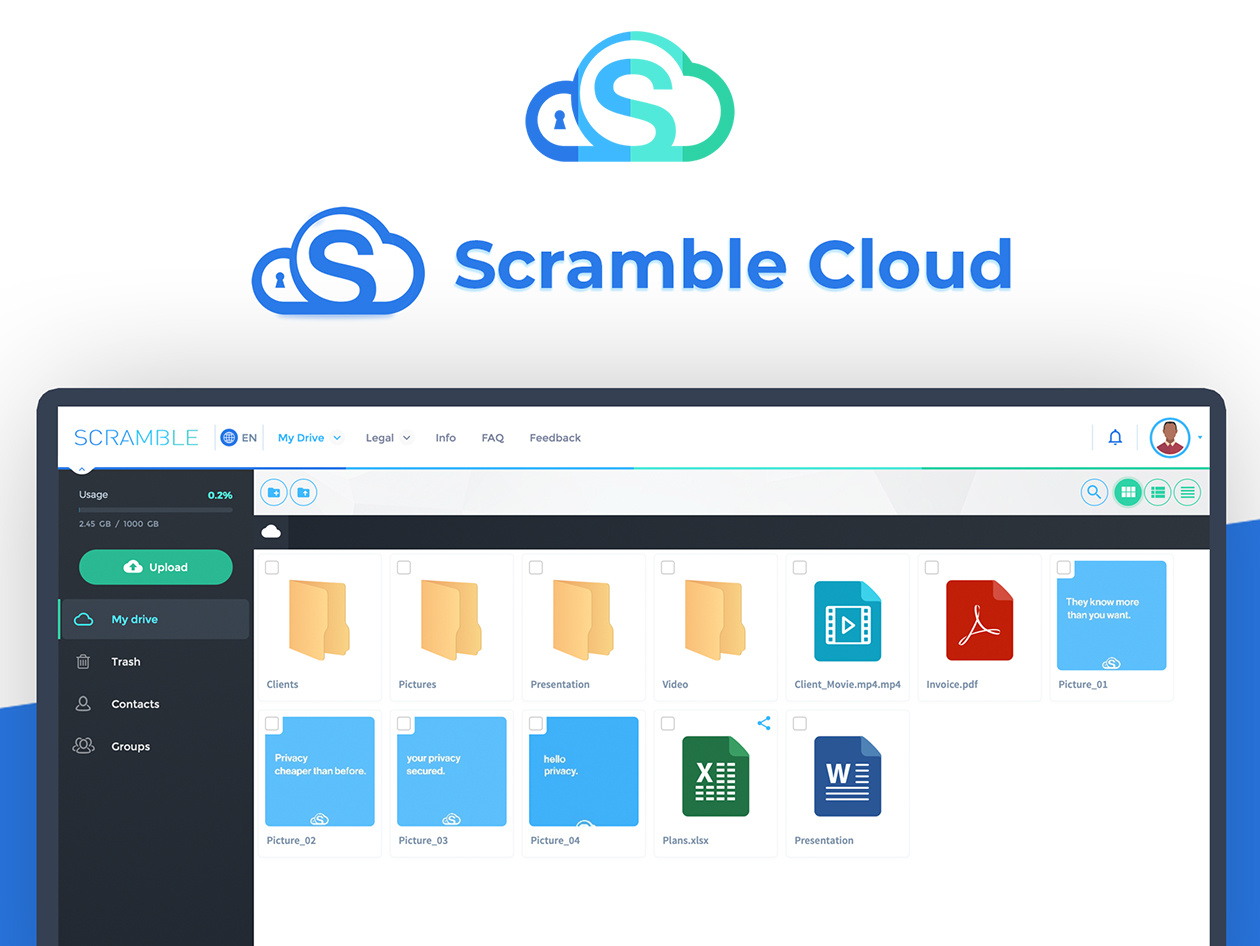 Scramble Cloud Storage Lifetime Subscription (6TB) 