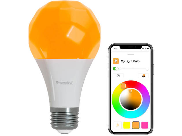 nanoleaf NL45A19E26 Essentials A19 Smart Bluetooth LED Bulb