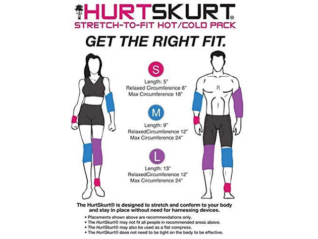 HurtSkurt 2-in-1 Fashionable Cold Therapy Compression (Large/Blackout)