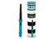 1" Graduated Tourmaline-Infused Ceramic Barrel Clip-less Curler (Turquoise)