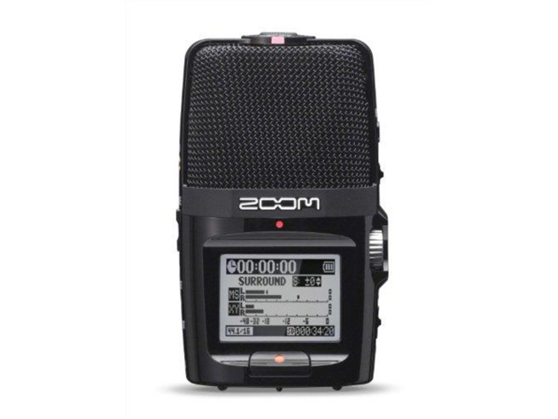 Zoom H2n Surround-Sound Portable Recorder,5 Built-In Microphones - MultiColored (Used, Damaged Retail Box)