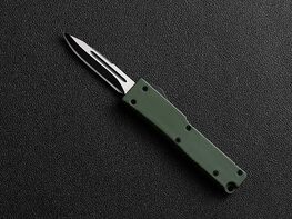Sly Automatic Knife (Drop Point/Army Green)