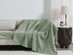 Vintage Cotton Waffle Blanket (Queen/Sage)