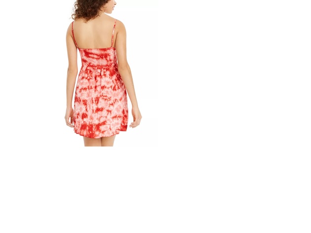 Planet Gold Juniors' Tie-Dye Dress Rosa Size Small