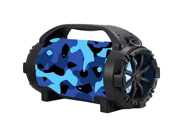 Blackmore BTU5001N Portable Bluetooth Speaker - Blue Camo