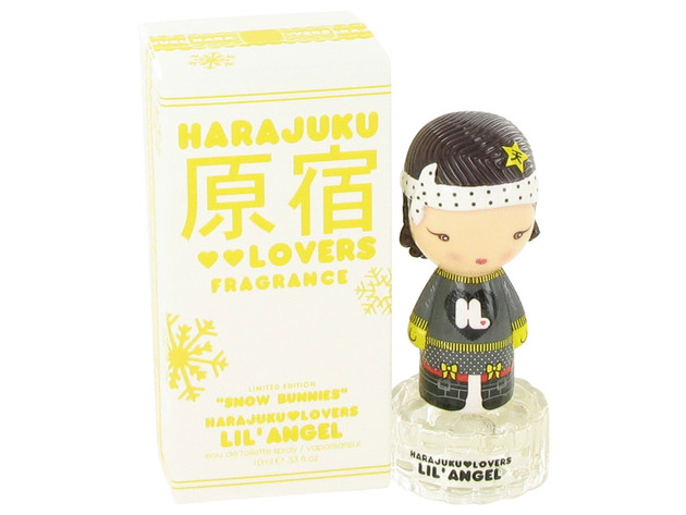 3 Pack Harajuku Lovers Snow Bunnies Lil' Angel by Gwen Stefani Eau De Toilette Spray .33 oz for Women
