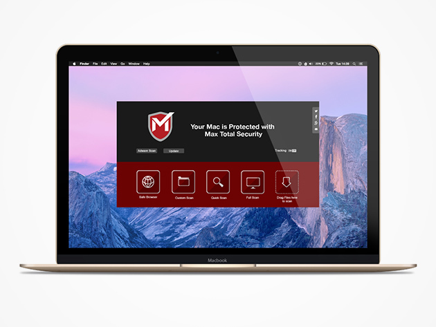 Max Total Security with Anti-Virus for Mac: 1-Yr Subscription