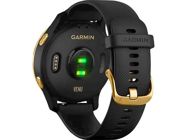 Garmin VENUBLKGLD Venu Smart Watch - Black/Gold
