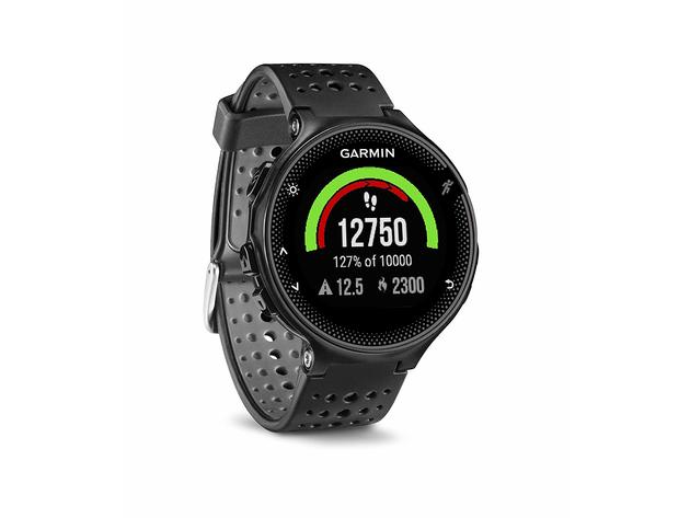Garmin Forerunner 235 GPS Running Watch with Wrist based Heart Rate- Black/Gray (Refurbished, No Retail Box)
