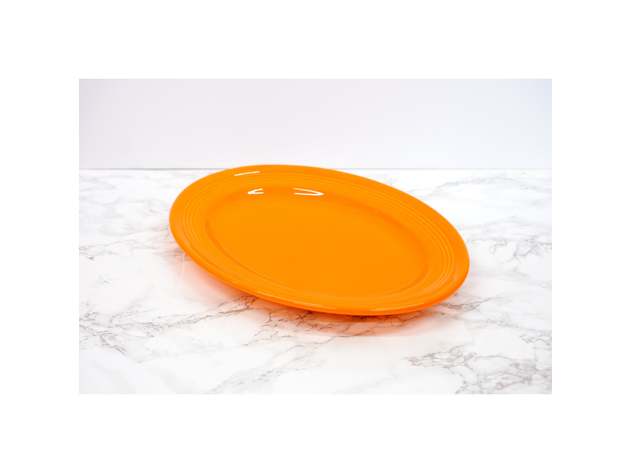 Concentrix Oval Platter Set - Papaya Orange