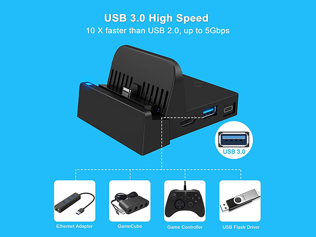 Docking Station Charging Stand for Nintendo Switch