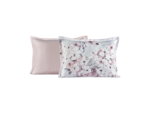 Colesville 3 Piece Floral Design Comforter Sets, Size: Twin, 100% Polyester, Blush Ground