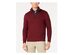 Tasso Elba Men's 1/4-Zip Sweater Wine Size Small