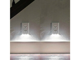 Outlet Cover with Built-In LED Night Light (Duplex/Rounded/5-Pack)