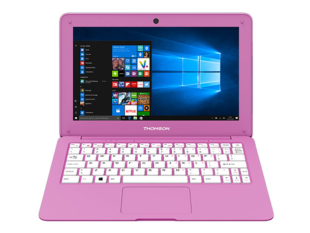 Thomson NEO 12 Intel Atom 1.44GHZ 32GB Windows 10 Laptop (Pink)