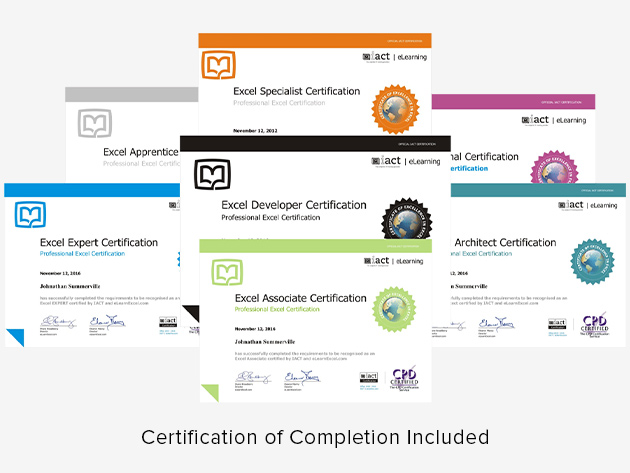 eLearnExcel: The Excel Certification School Bundle