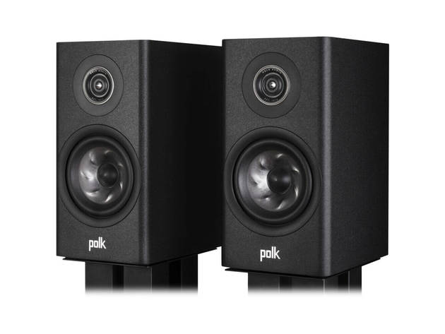 Polk Audio R100BK Reserve R100 Black Bookshelf Speakers (Pair)