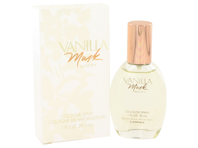 3 Pack Vanilla Musk by Coty Cologne Spray 1 oz for Women