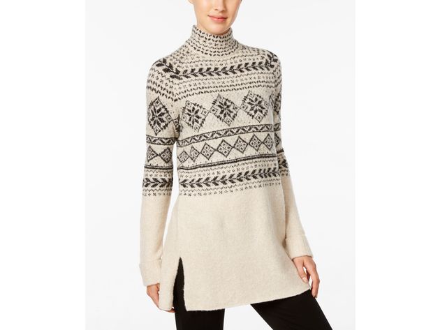 fair isle tunic sweater