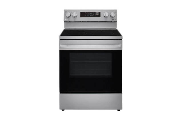 LG LREL6323S 6.3 cu. ft. Stainless Electric Convection Smart Range with Air- Fry