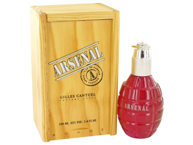 Arsenal Dark Red Eau De Parfum Spray 3.4 oz For Men 100% authentic perfect as a gift or just everyday use