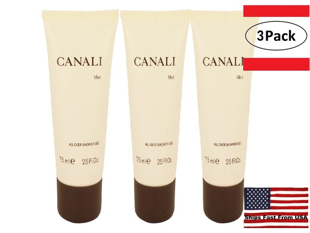 3 Pack Canali by Canali Shower Gel 2.5 oz for Men