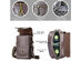 Brown Insulated Genuine Leather Wine Carrier Bag & 2 Wine Tumblers. Wine Cooler Bag For Women & Men