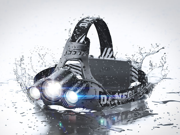 DanForce Bold-S 1080 Lumen Rechargeable Triple Headlamp