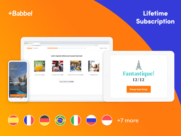 Get a Babbel Lifetime Subscription for All Languages
