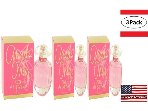 3 Pack Angels Only by Victoria s Secret Eau De Parfum Spray 3.4 oz