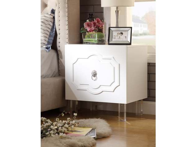 Sahara Side Table Nightstand White