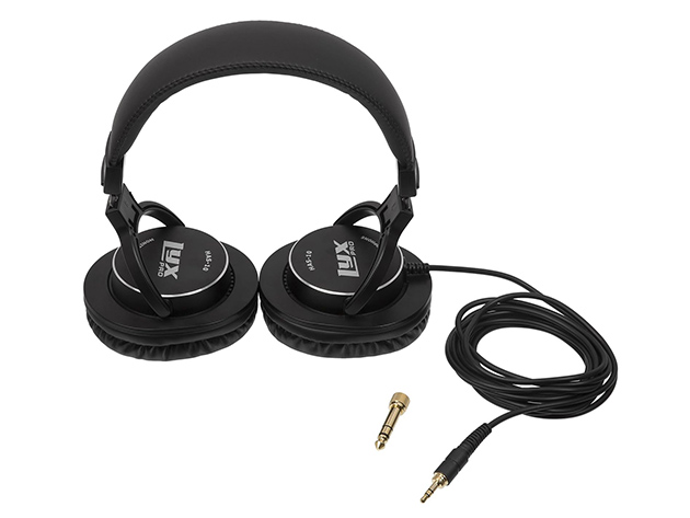 LyxPro Closed Back Over-Ear Professional Studio Wired Headphones